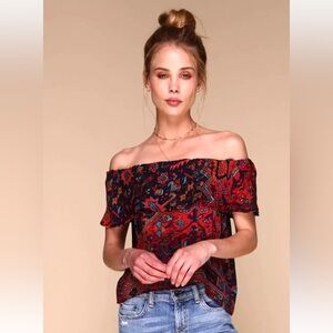 Merritt Charles off the shoulder top, S